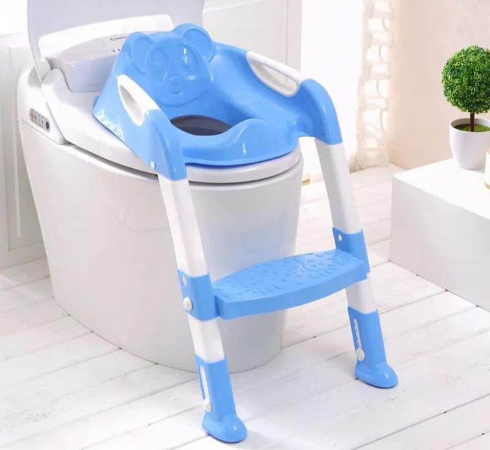 Baby potty store seat with ladder