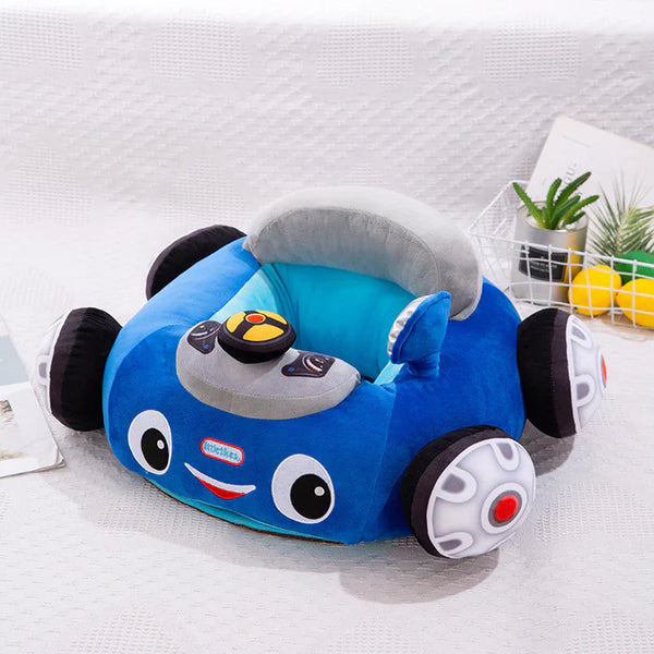 Cartoon Car Floor Seat Blue