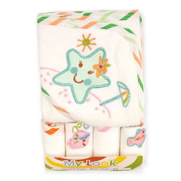 Baby Bath Towel Star 5 Pcs