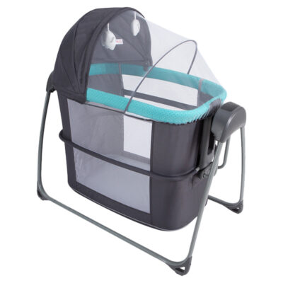 MASTELA 4 IN 1 MULTI FUNCTIONAL BASSINET - GREY SEA GREEN