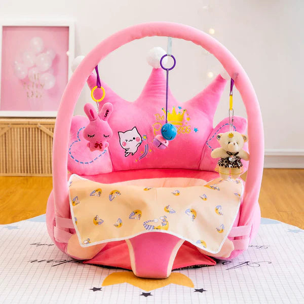 Crown Floor Seat with Toy Bar