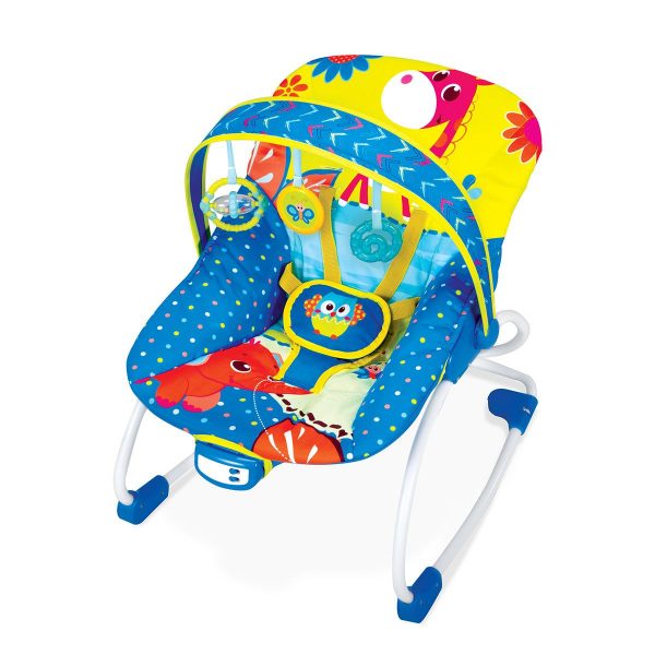 MASTELA BABY ROCKER - BLUE & YELLOW