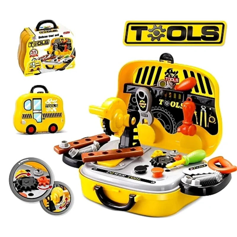 31 pcs Engineering Tool Briefcase Toy Set For Kids – Hamza Mothercare