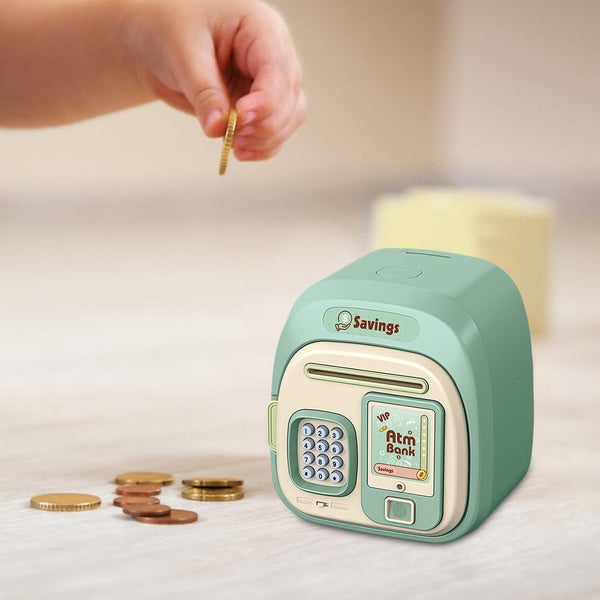 Kids ATM Bank Cash Bank Electronic With Password Lock Money Bank For Kids