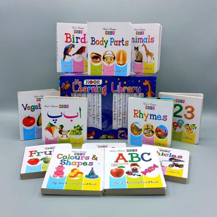 12-in-1 Little Learning Library Books – Early Learning Board Book Set ...