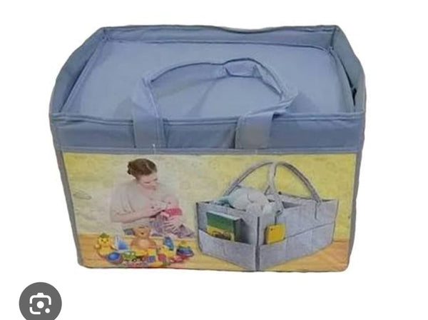 Baby Diaper Caddy Organizer – Large Portable Nursery Storage Bag for Diapers, Toys & Essentials