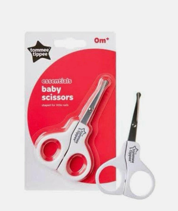 Tommee Tippee Essentials Baby Nail Scissors – Safe & Gentle for Newborns (0m+)