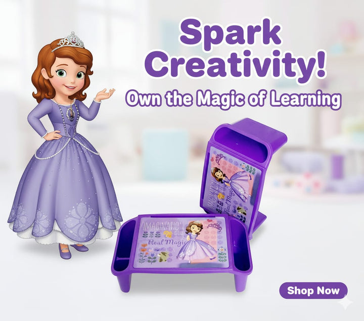 Kids Study Table – Portable Drawing & Activity Desk with Smart Storage ...