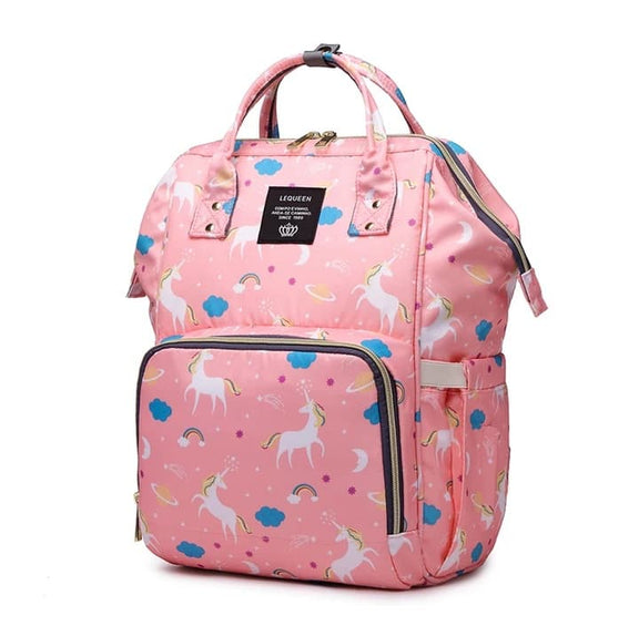 Unicorn Diaper Backpack Pink – Hamza Mothercare